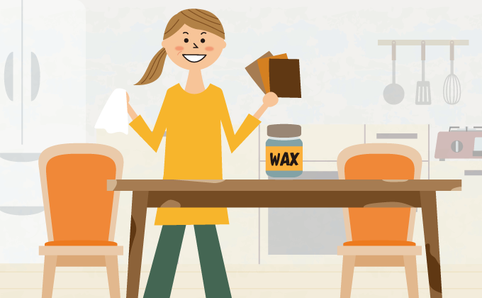 20歳の木製テーブル